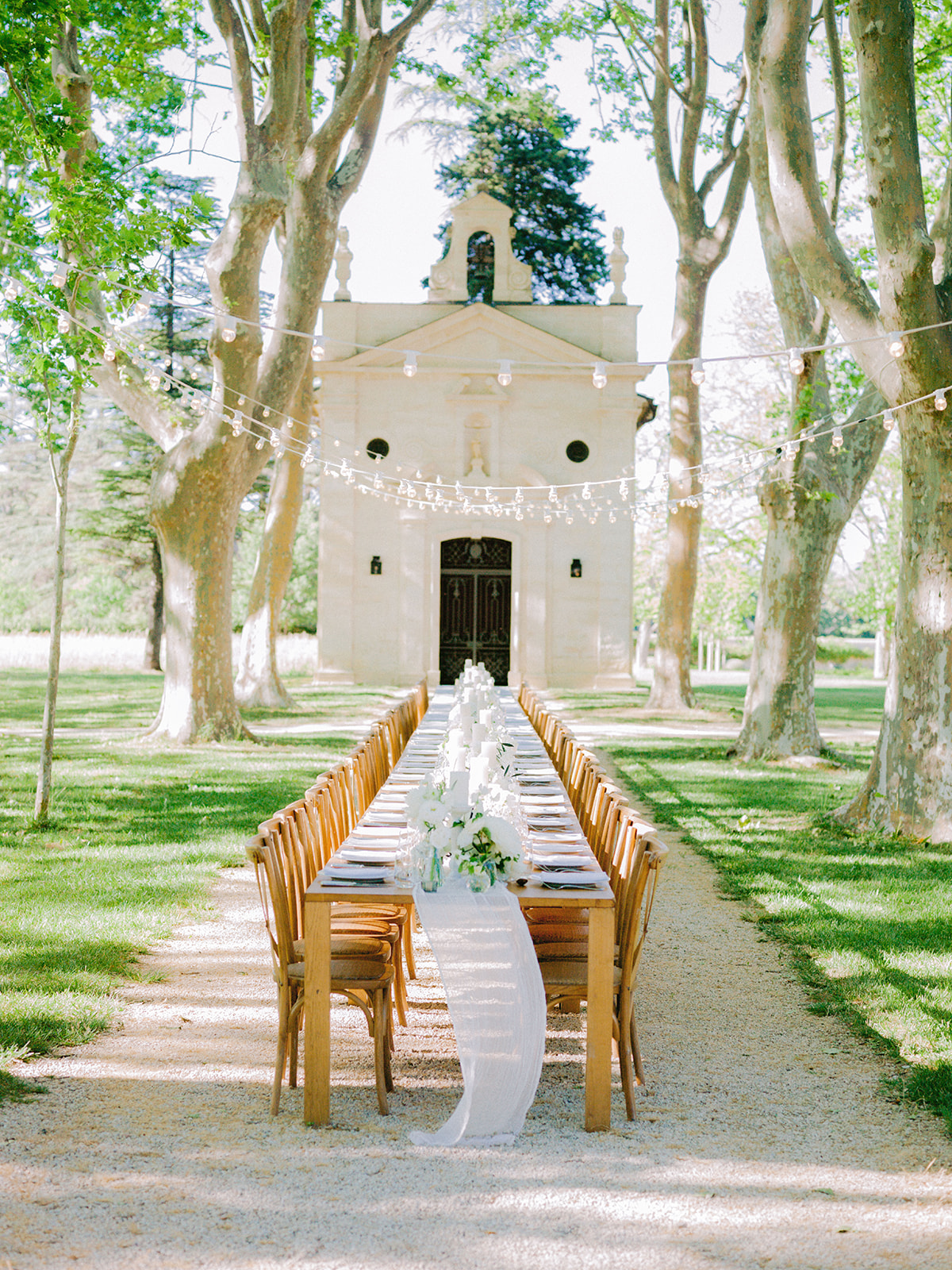 table for the welcome dinner